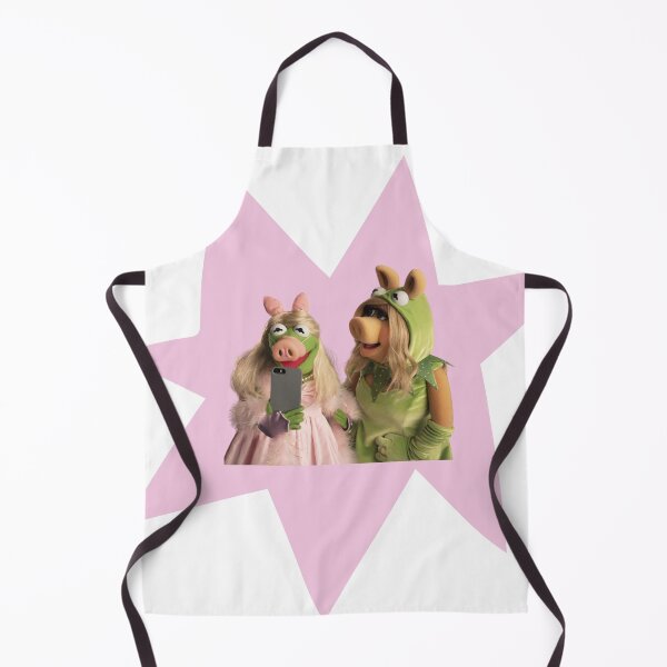 Item preview, kermit and piggy fan sticker designed and sold by paigenf.