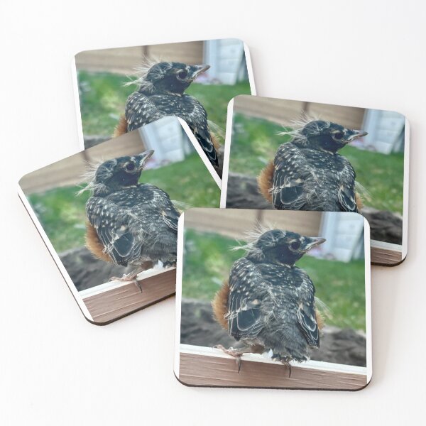 Item preview, Baby Bird Waiting for Mom to Bring Food designed and sold by Moleshavesouls.