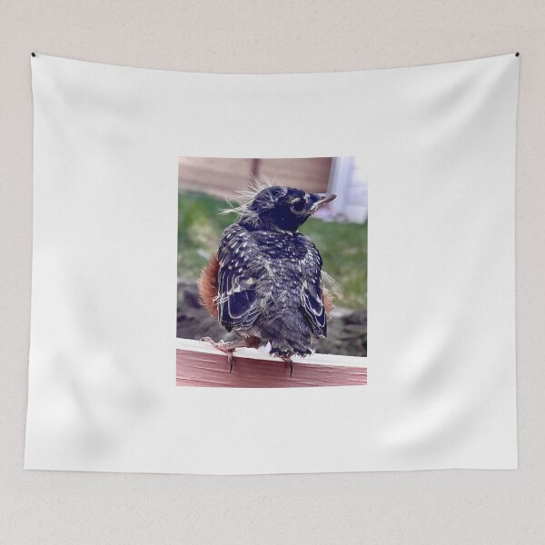 Item preview, Baby Bird Waiting for Mom to Bring Food designed and sold by Moleshavesouls.