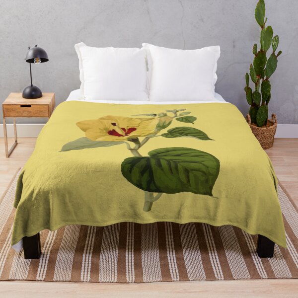 Item preview, Hibiscus tiliaceus Hawaiian Flower Vintage Botanical designed and sold by taiche.