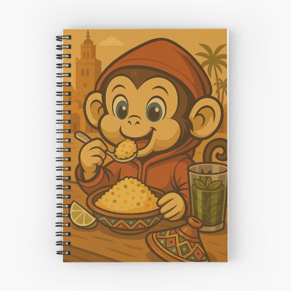 Item preview, A Monkey Meets Couscous in Morocco designed and sold by SammyMorry.