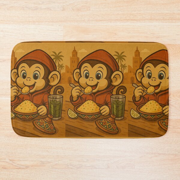 Item preview, A Monkey Meets Couscous in Morocco designed and sold by SammyMorry.