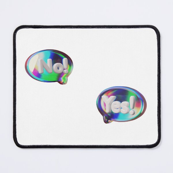 Item preview, no yes designed and sold by FunEyeDesign.
