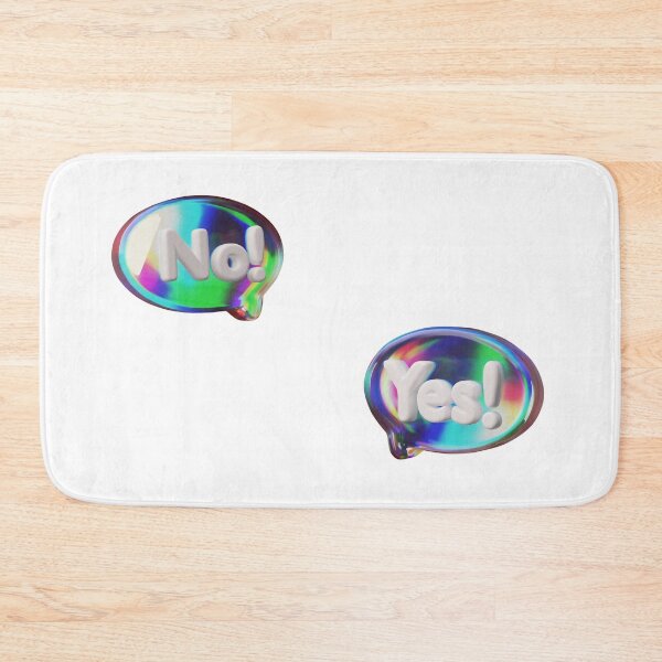 Item preview, no yes designed and sold by FunEyeDesign.