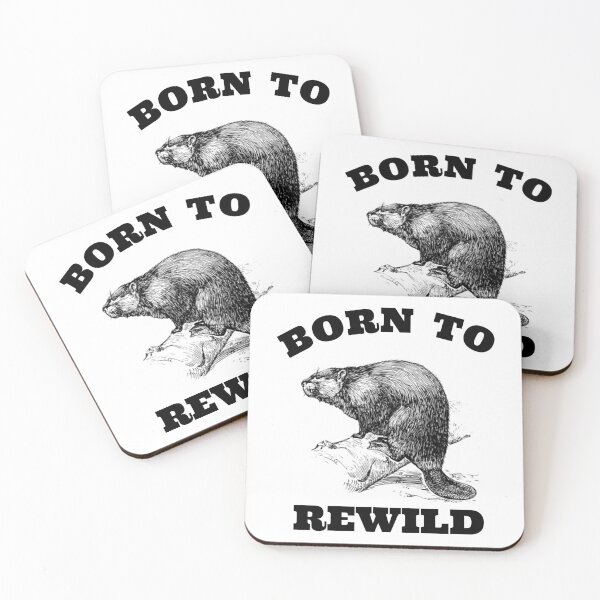 Item preview, Beaver Rewilding Born to Rewild designed and sold by FreakyNaked.