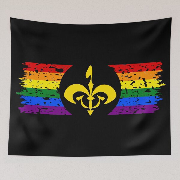 Item preview, Star Pride - Naboo on Distressed Pride Flag (Dark) designed and sold by Ampersand Creations.
