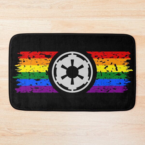 Item preview, Star Pride - Empire on Distressed Pride Flag (Dark) designed and sold by Ampersand Creations.