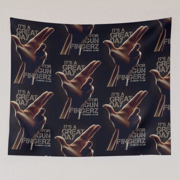 Item preview, Its a Great Day for GunFingerz ( Junglist Edit ) designed and sold by WULFLAND ARTS.