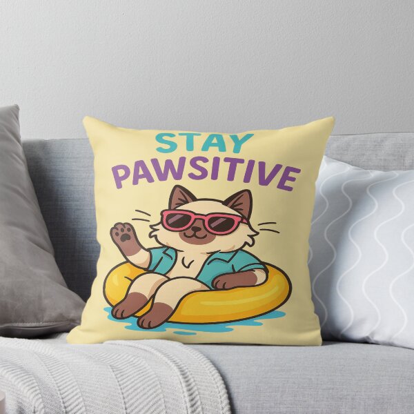 Item preview, Birman Cat - Stay Positive  designed and sold by Brontox.