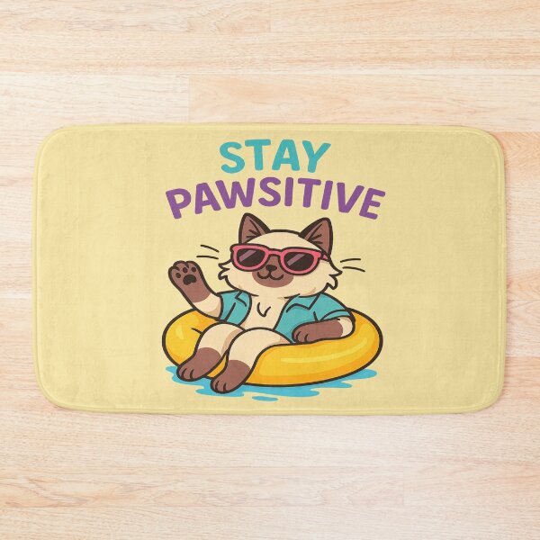 Item preview, Birman Cat - Stay Positive  designed and sold by Brontox.