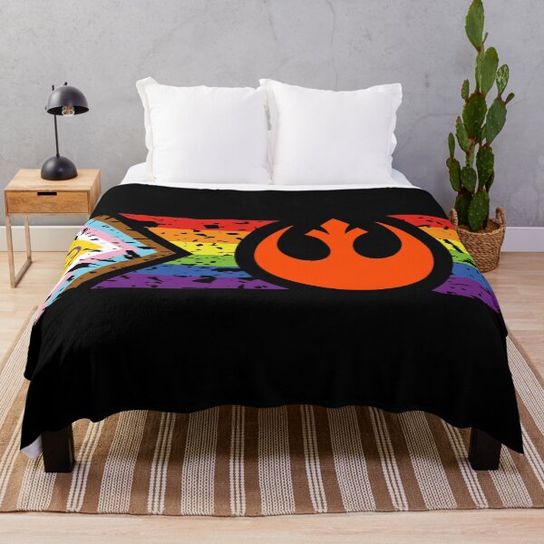 Item preview, Star Pride - Rebel on Distressed Inclusive Progress Pride Flag (Dark) designed and sold by Ampersand Creations.