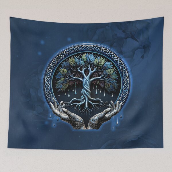 Item preview, Water and Wisdom: The mystical Celtic Tree of Life designed and sold by nicky2342.
