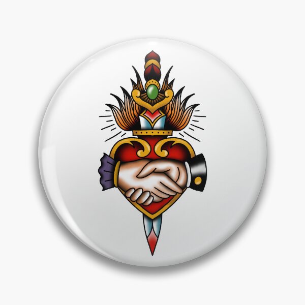 Item preview, Loyalty & Pain – Old School Tattoo Design designed and sold by Krisu444.