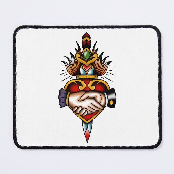 Item preview, Loyalty & Pain – Old School Tattoo Design designed and sold by Krisu444.
