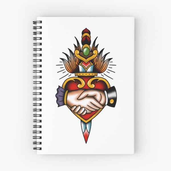 Item preview, Loyalty & Pain – Old School Tattoo Design designed and sold by Krisu444.