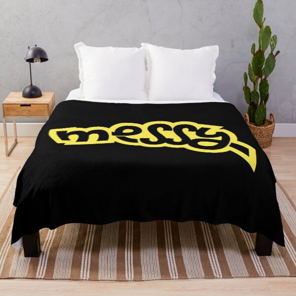 Item preview, Graffiti-Style “Messy” Text Logo – Black & Yellow Urban Typography designed and sold by larissa-myrie.