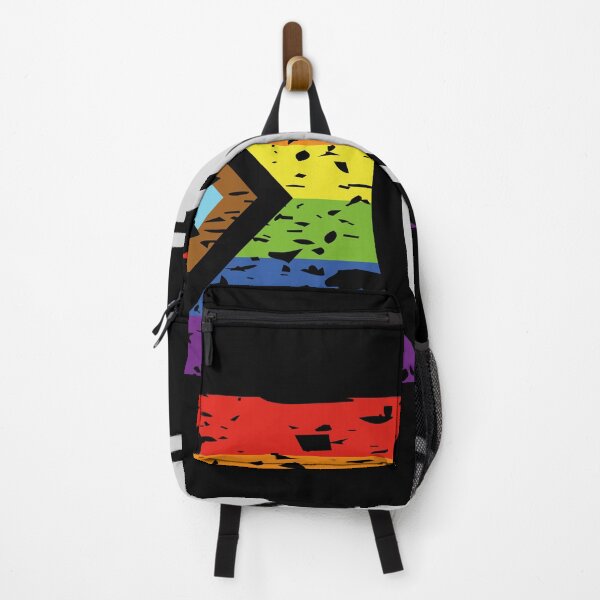 Item preview, Star Pride - Empire on Distressed Inclusive Progress Pride Flag (Dark) designed and sold by Ampersand Creations.