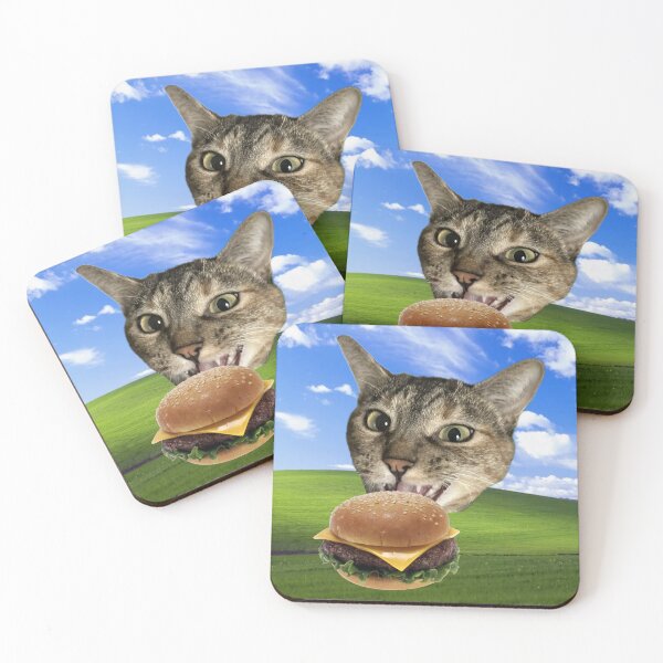 Item preview, windows xp burger cat designed and sold by matcha's world.