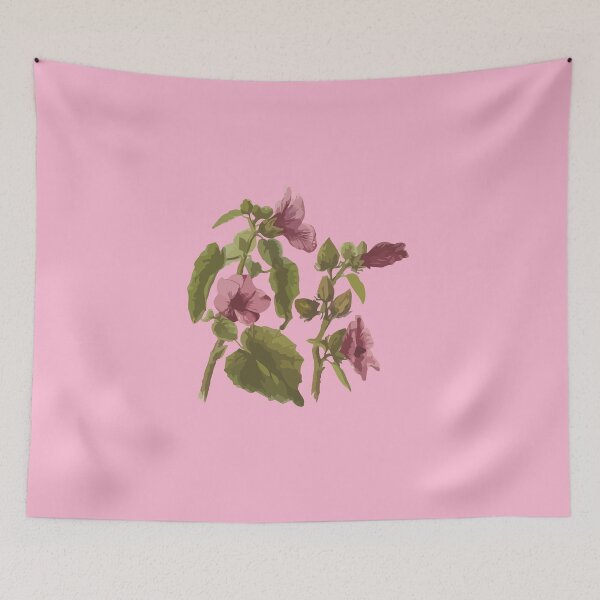 Item preview, Hibiscus furcellatus Hawaiian Flower Vintage Botanical designed and sold by taiche.