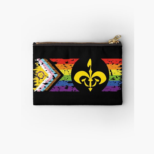 Item preview, Star Pride - Naboo on Distressed Inclusive Progress Pride Flag (Dark) designed and sold by Ampersand Creations.