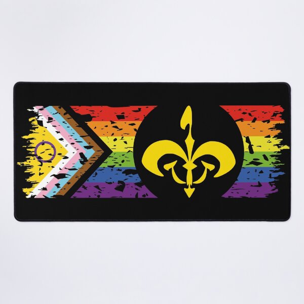 Item preview, Star Pride - Naboo on Distressed Inclusive Progress Pride Flag (Dark) designed and sold by Ampersand Creations.