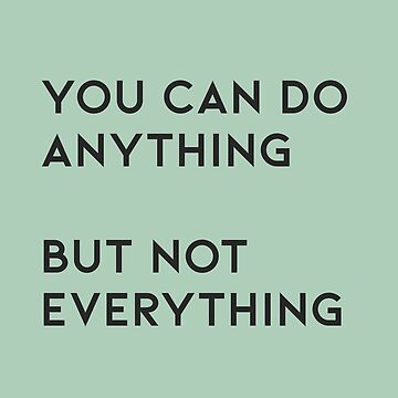 Artwork thumbnail, You Can Do Anything - profits support mental health by NotSoSimple