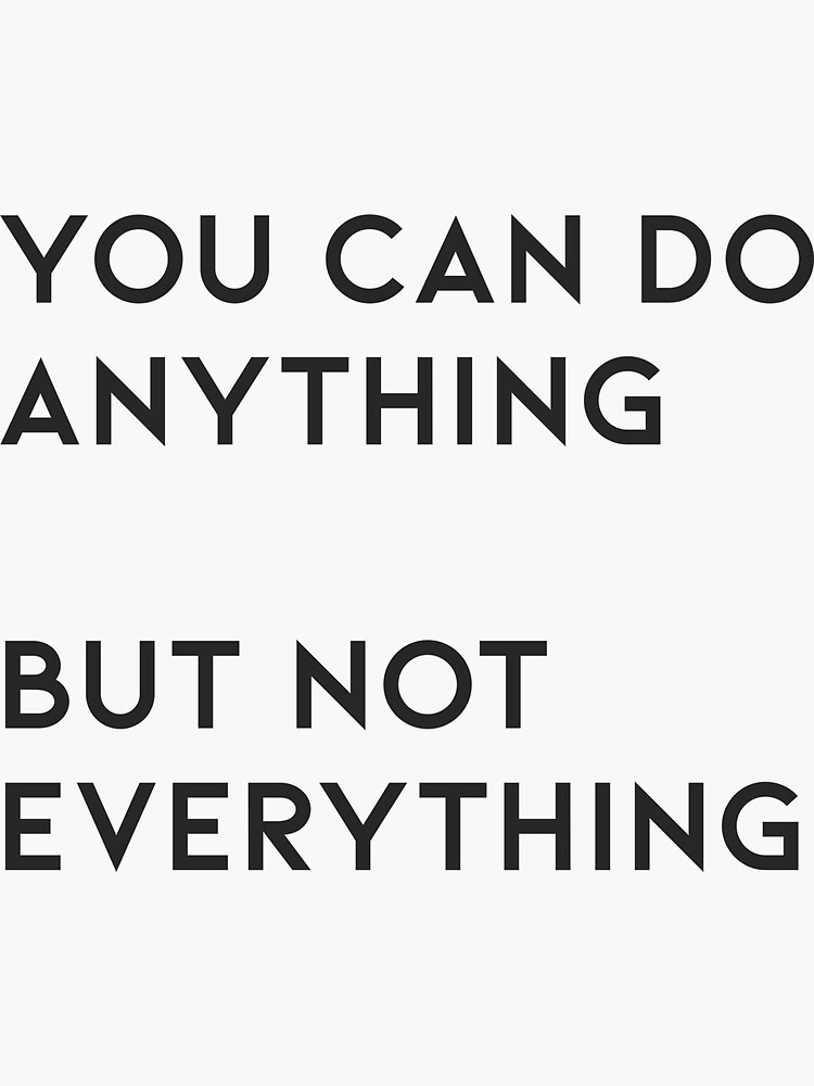 Thumbnail 3 of 3, Sticker, You Can Do Anything - profits support mental health designed and sold by Sandi-in-Tassie.