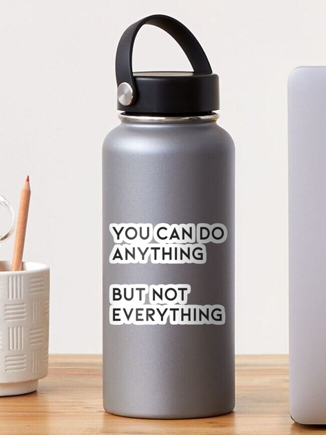 Thumbnail 1 of 3, Sticker, You Can Do Anything - profits support mental health designed and sold by Sandi-in-Tassie.