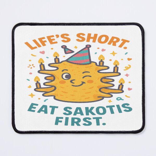 Item preview, Life’s Short. Eat Sakotis First – A Sweet Slice of Lithuanian Food Fun! designed and sold by Globalcitytees.