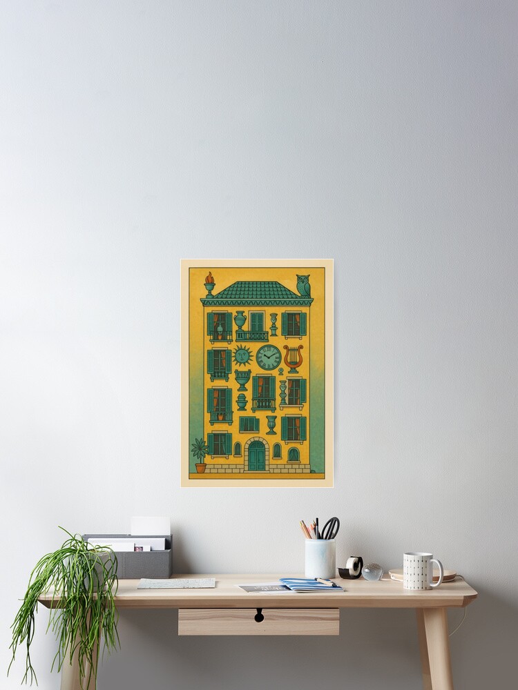 Thumbnail 2 of 3, Poster, Paper House designed and sold by SammyMorry.