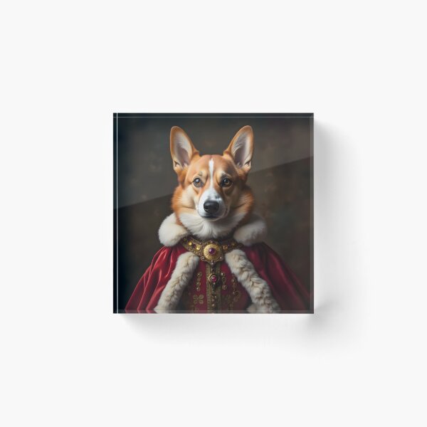 Item preview, Pembroke Welsh Corgi Royal Pet Portrait designed and sold by SimplyEmmaJoy.