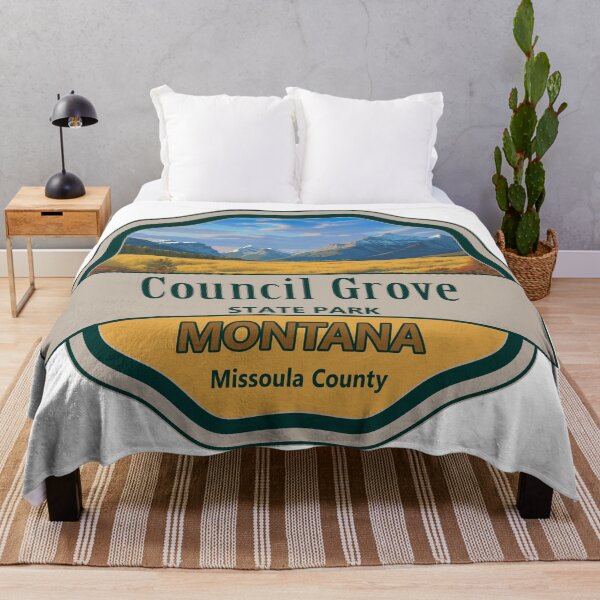 Item preview, Council Grove State Park, Missoula County, Montana designed and sold by Wanderful-roads.