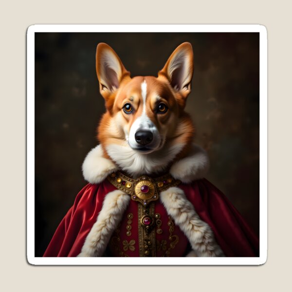 Item preview, Pembroke Welsh Corgi Royal Pet Portrait designed and sold by SimplyEmmaJoy.