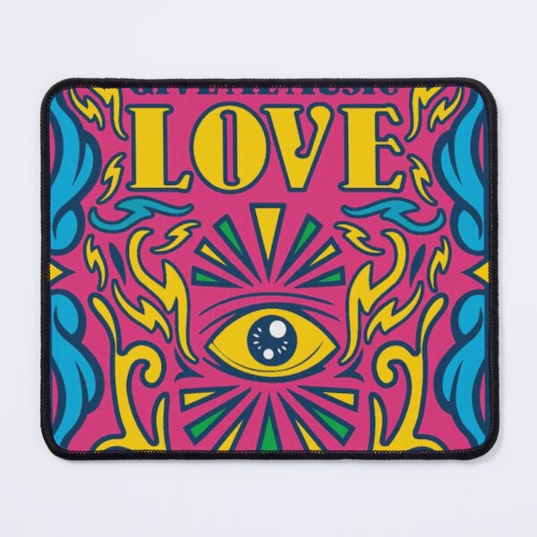 Item preview, psychedelic music cover classic poster designed and sold by anandsiva2703.
