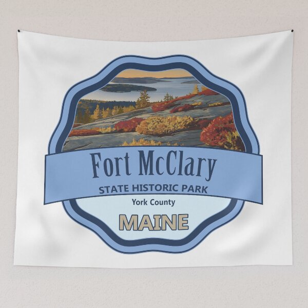Item preview, Fort McClary State Historic Site, York County, Maine designed and sold by Wanderful-roads.