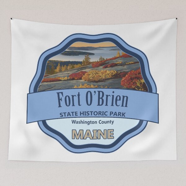 Item preview, Fort O'Brien State Historic Site, Washington County, Maine designed and sold by Wanderful-roads.