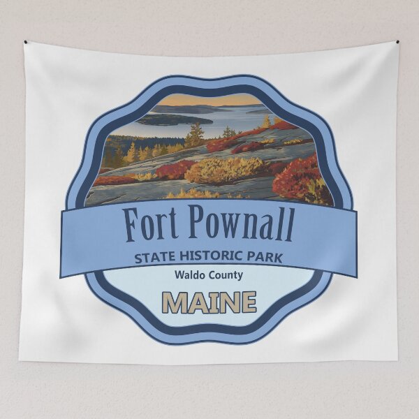 Item preview, Fort Pownall, Waldo County, Maine designed and sold by Wanderful-roads.