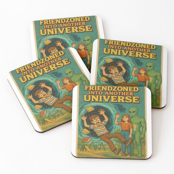 Item preview, Friendzoned Into Another Universe – Retro Sci-Fi Heartbreak designed and sold by Boohoo Beach.