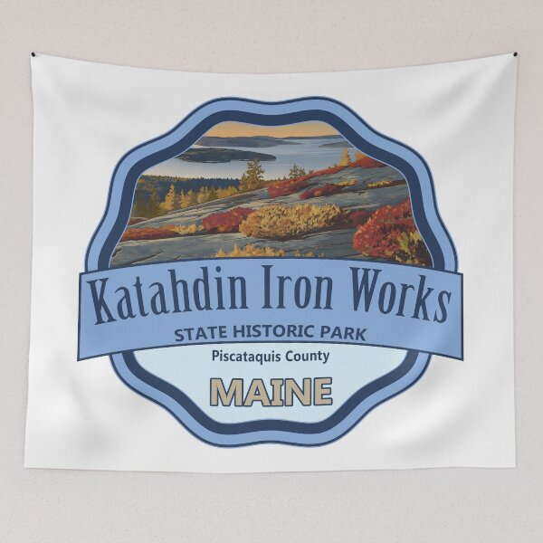 Item preview, Katahdin Iron Works, Piscataquis County, Maine designed and sold by Wanderful-roads.