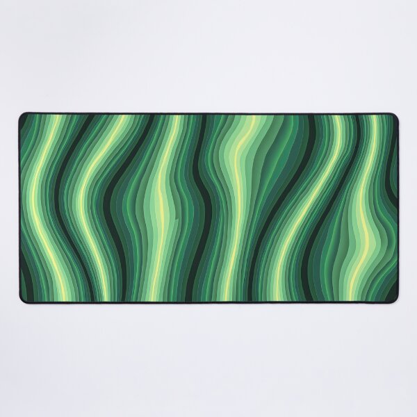 Item preview, Retro Wavy Stripe Pattern – Mid Century Modern, Boho Abstract Emerald Green designed and sold by Prints and Lifestyle.