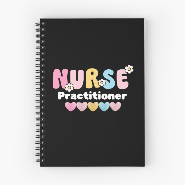 Item preview, Copy of Nurse practitioner cute design with flowers and hearts (white text) designed and sold by ClickATee Store .