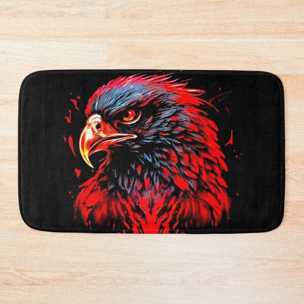 Item preview, drawing of crimson red majesty eagle designed and sold by NivyasArtistry.