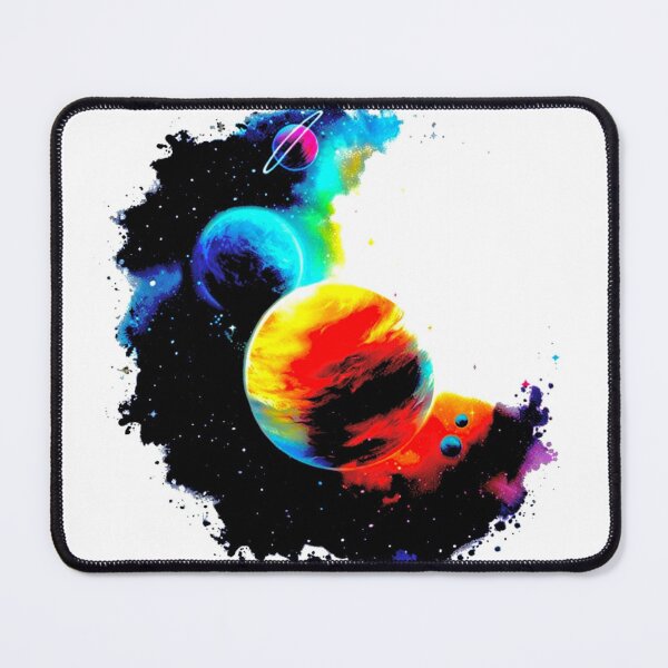 Item preview, drawing of colourful nebula symphony designed and sold by NivyasArtistry.