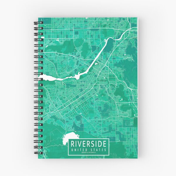 Item preview, Riverside City Map of California, USA - Watercolor designed and sold by deMAP.