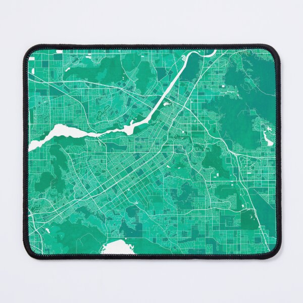 Item preview, Riverside City Map of California, USA - Watercolor designed and sold by deMAP.
