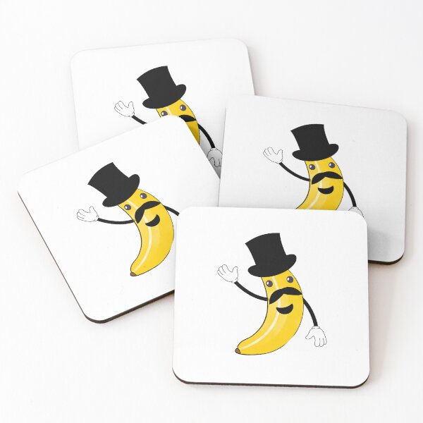 Artikelvorschau, Lustiges Bananen-Cartoon-T-Shirt – Süße Frucht mit Hut und Schnurrbart** entworfen und verkauft von Yaso studio .