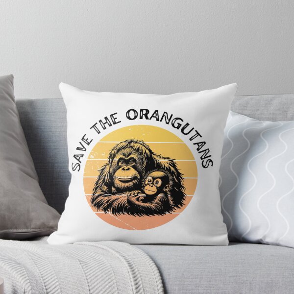 Item preview, Copy of Save the orangutans (black text) designed and sold by ClickATee Store .