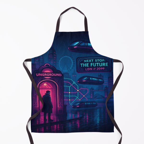 Item preview, Next Stop: The Future – Cyberpunk London Underground 2099 designed and sold by StudioCultura.