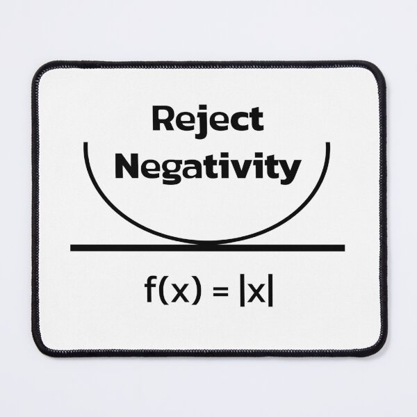 Item preview, Reject Negativity - Positive Mindset and Empowerment Design designed and sold by ArtsyExplorer.