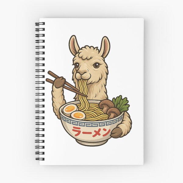 Item preview, Llama Eating Ramen Llamen designed and sold by Roman-Designer.